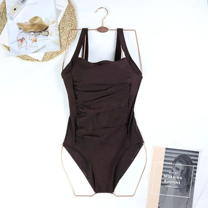 2024 One Piece Swimsuit Sexy Plus Size Swimwear Women Tummy Control Beach Wear for Bathing Suits Monokini Maillot De Bain Female Beauty World Shop