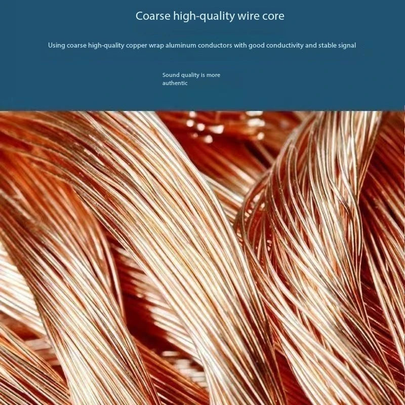 DIY Loud Audio Cable Hi-Fi Audio Cable Oxygen Free Copper Audio Wire for Amplifier Home theater KTV DJ System Beauty World Shop