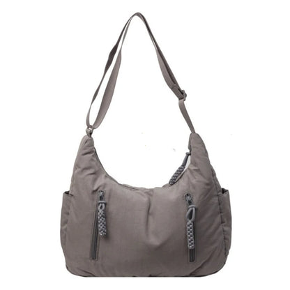 Trendy Women's Soft Cloth Shoulder Bag Solid Color Student 2026 Spring Y2k Casual Style Big Handbags Crossbody Bags for Women Beauty World Shop
