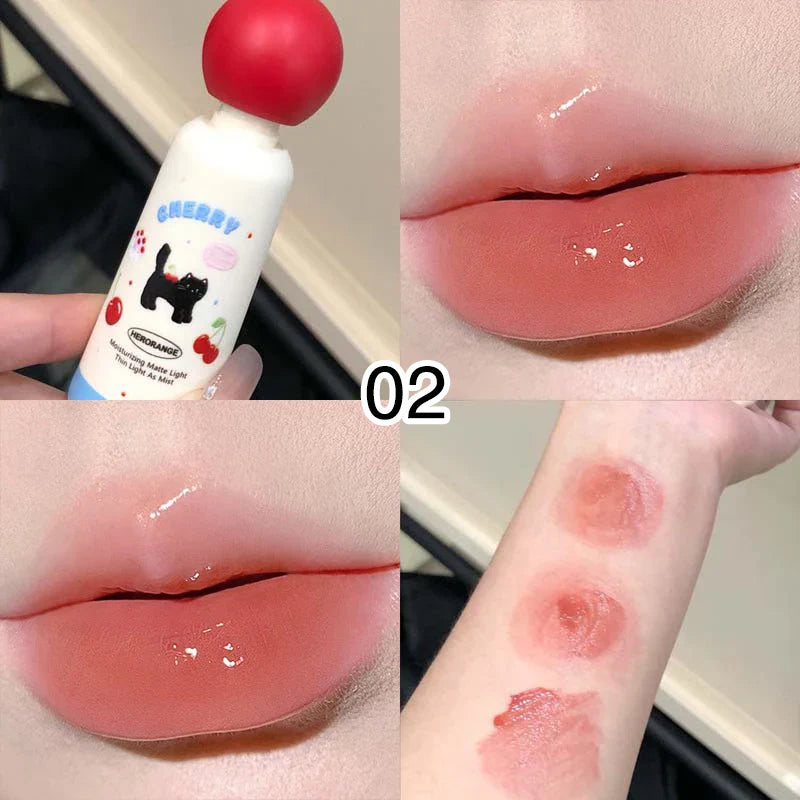 HERORANGE Meow Whisper Mirror Lip Gloss - Moisturizing Long-Lasting, Water-Glossy, Perfect for Spring/Summer Beauty Trend Shop