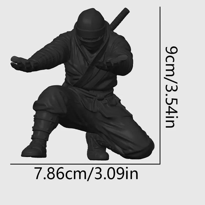 Desktop Art 3D Printed Ninja Pen Holder Unique Figurine Stationery Organizer Pencil Figurines Desk Decor Craft For Pen Storage Beauty World Shop