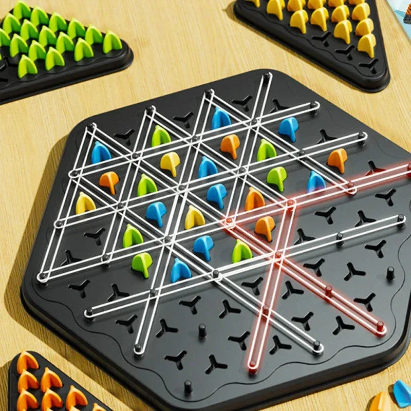 Chain Triangle Chess Splendor Duel Board Game Strategy Game for Kids and Adults Fun Family Game Logic Chess Track Tables Game Beauty World Shop