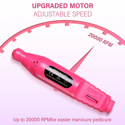 LINMANDA 6 In 1 Electric Nail Drills Kit Remove Polisher Manicure Portable Nail File Nail Drill Equipment  Pen Tools Machine Beauty World Shop