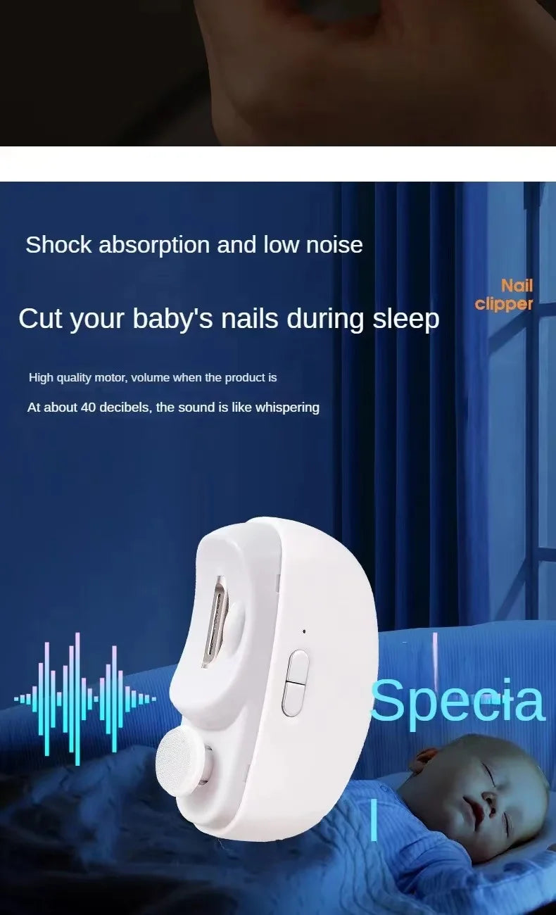 Electric Nail Clipper Grinding and Polishing 2 in 1 Multifunctional Portable Automatic Nail Grinder Electric Manicure Tool Beauty World Shop