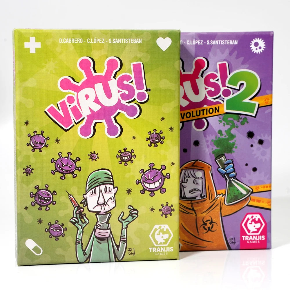 Virus! - Juego de cartas - El Juego mas contagioso. Edicion Española. +8 años VIRUS! 2 Evolution (Expansión) - Juego de cartas ( Beauty World Shop