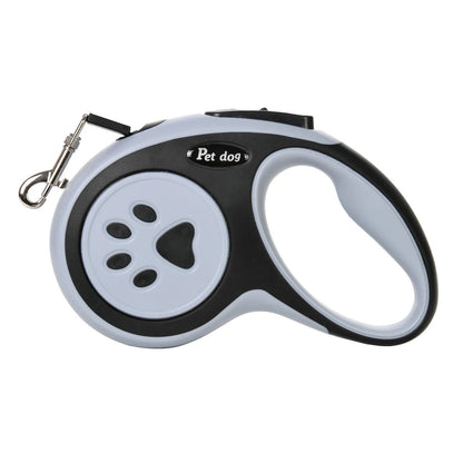 3m 5m Dog Paw Design Leash For Small Medium Large Dogs Outdoor Walking Puppy Strong Retractable Nylon Rope Yorkies Pet Supplies