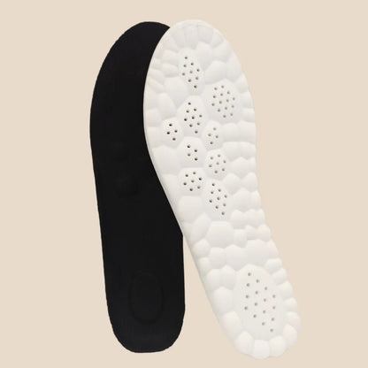 High Elasticity Latex Sport Insoles Soft Shoe Pads Arch Support Orthotic Insoles Breathable Deodorant Shock Absorption Cushion Beauty Fashion