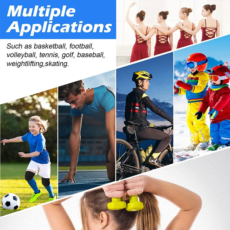 WorthWhile Dancing Knee Pads for Volleyball Yoga Women Kids Men Patella Brace Support EVA Kneepad Fitness Protector Work Gear Beauty World Shop