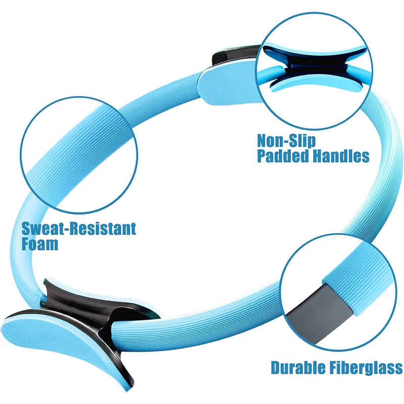 Yoga Fitness Pilates Ring Yoga Ring Open Back Ring Magic Ring Pelvic Floor Muscle Training Yoga Supplies Pilates Ring Beauty World Shop