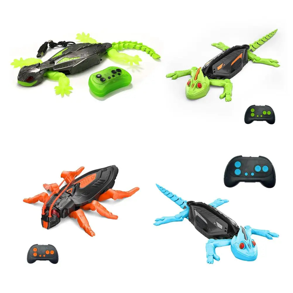 Wall Climbing RC Gecko Toy Electric remote control lizard wall climbing car gecko Animal Car Children's Halloween Toys Beauty World Shop