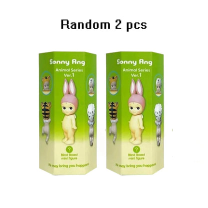 Angel Hippers Animal Blind Box Anime Figures Cute Doll Toy Office and Room Decor Doll Toy Children's Birthday Surprises Bag Gift Beauty World Shop
