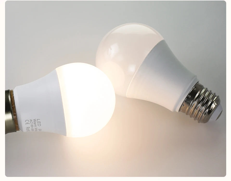 4pcs/lot E27 LED Bulb Lamps AC 220V SMD2835 3W 6W 9W 12W 15W 18W Lampada Led Light Bulbs Living Room Home Indoor LED Bombilla Beauty World Shop