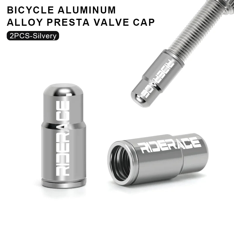 2/4/10Pcs Bicycle Tire Valve Cap Dustproof Lightweight Aluminum Alloy MTB Road Bike Tube Tyre Gas Nozzle Cover For FV Presta Beauty World Shop