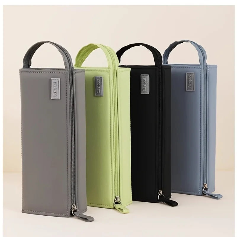 Mega Pencil Case! 20+ Slots & Mesh Pockets. Rigid Non-Bend + 90° Zipper. All-in-One for School/Travel Beauty World Shop