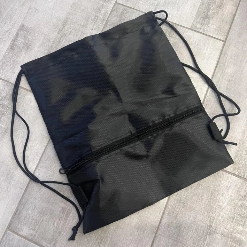 Unisex Drawstring Backpack – Lightweight Gym Bag, Travel Tote, School & Work for Men & Women | Minimalist Daily Carry All-in-One Beauty World Shop
