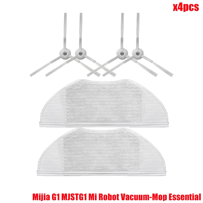 For Xiaomi Mijia G1 MJSTG1 Mi Robot Vacuum Mop Essential Vacuum Cleaner Side / Main Brush Cover Hepa Filter Mop Cloth Parts Beauty World Shop