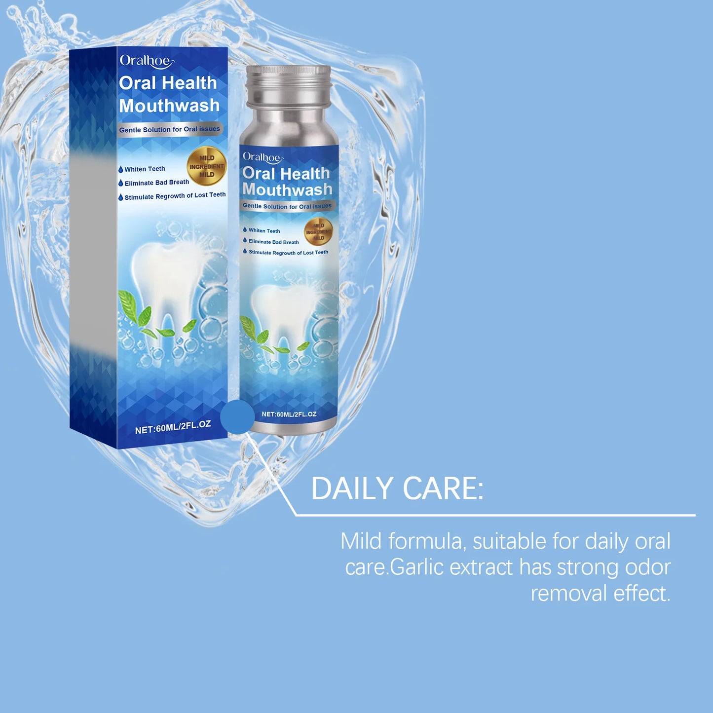 Gum Repair Drops Relieve Receding Gingival Swelling Gum Cleaning Care Oral Periodontal Hygiene Remove Yellow Remove Stain