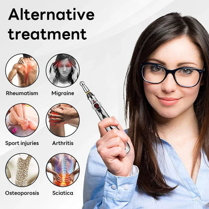 Electronic Acupuncture Pen Acupuncture Point Meridian Energy Meridian Massage Acupuncture Acup Pain Relieving Health Care Tool Beauty World Shop