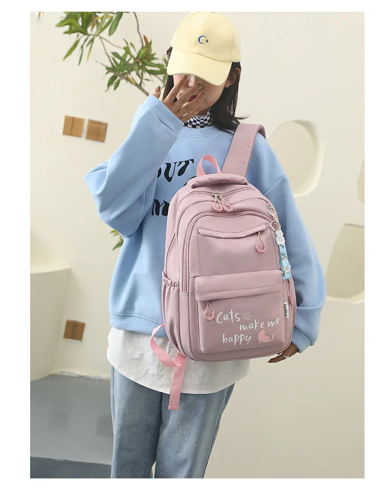 Teenage Girls School Bag Children Backpack Class Child Kids Back Pack Kawaii Bagpack Cute Women Rucksack Female Bolsas Portfolio Beauty World Shop