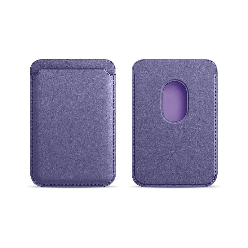 Magnetic MagSafe Wallet - PU Leather Card Holder Case for IPhone 12/13/14/15/16, Slim MagSafe Accessory with Card Storage Beauty World Shop