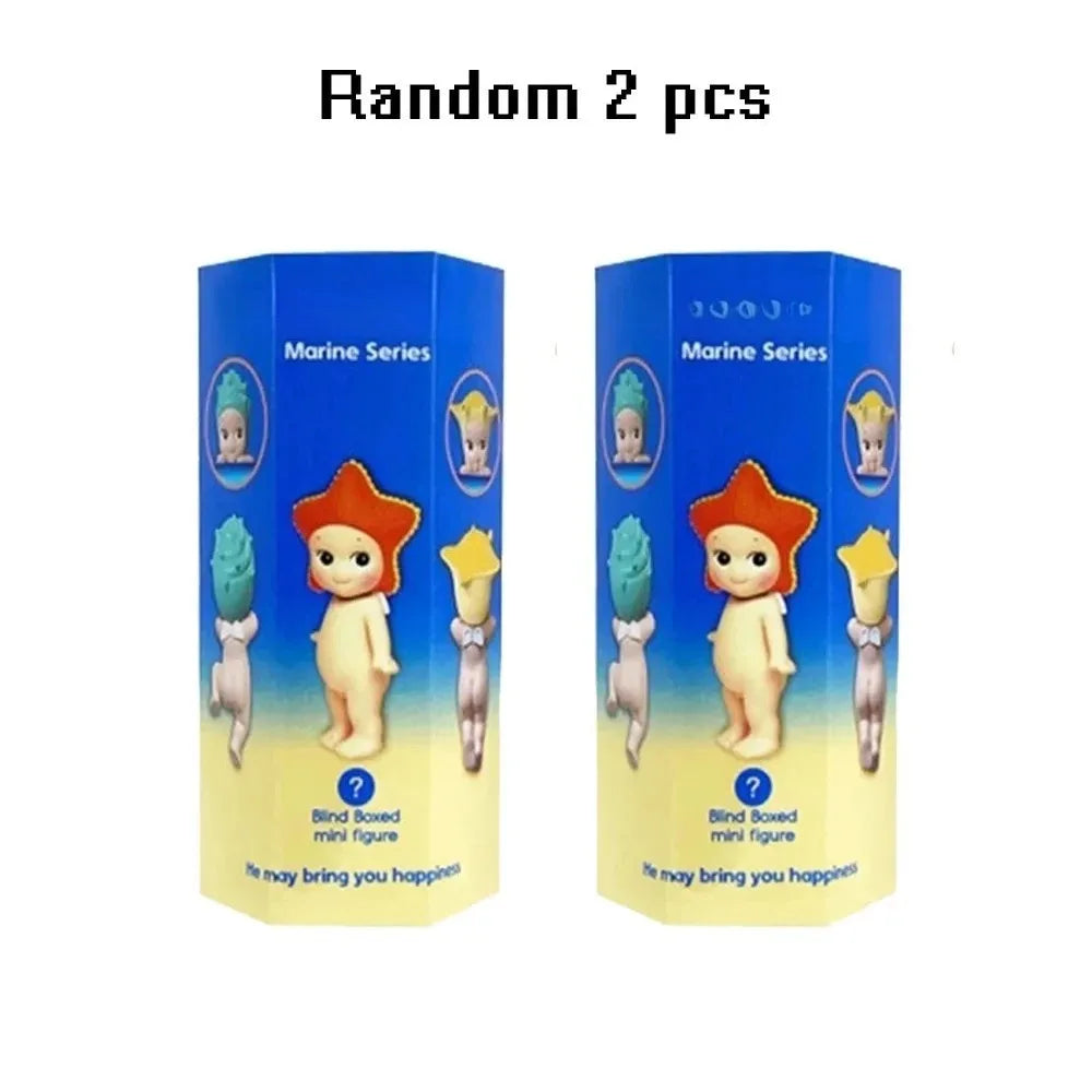 Random Angel Hobbies Anime Figures Blind Box Dolls Toys Phone Case Desk Decor Collection Children's Birthday Surprises Gifts Beauty World Shop