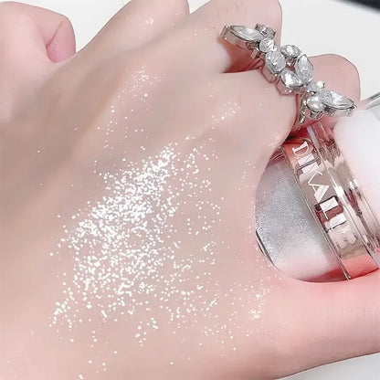 Sparkling Fairy Powder Highlighter -Shimmering Contour Blush for Brightening and Defining Your Features Create a Sparkling Look Beauty Trend Shop
