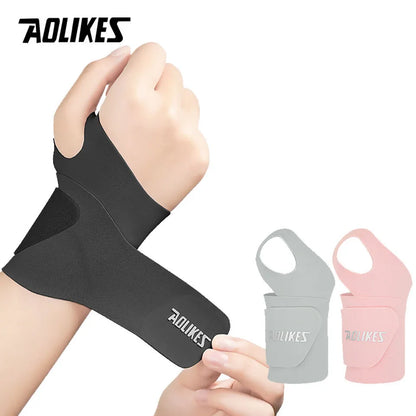 AOLIKES Ultra Thin and Soft Wrist Brace Wrist Wraps for Men and Women, Adjustable Wrist Support for Basketball Tennis Badminton Beauty World Shop