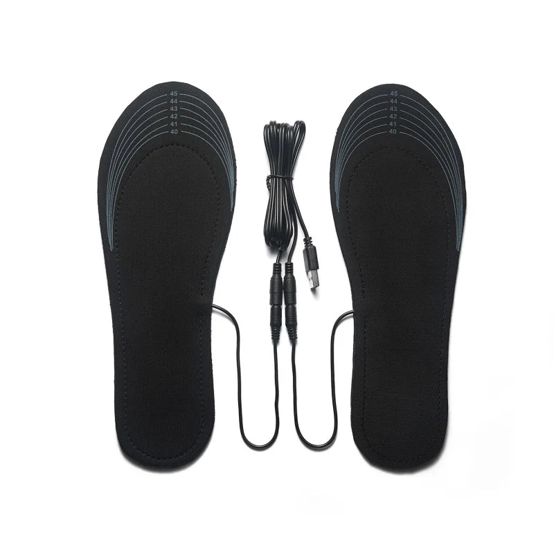 Winter Electric Heated Insoles USB Heating Feet Warmer Thermal Shoes Sock Pad Heated Insoles Washable Full Foot Fever Unisex Beauty World Shop