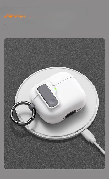 2025 Case For AirPods Pro 3 Magnetic Automatic Lock Cases Phone Stand Headphone Cover For AirPods Pro 3 Pro3 Fundas With Hook ﻿