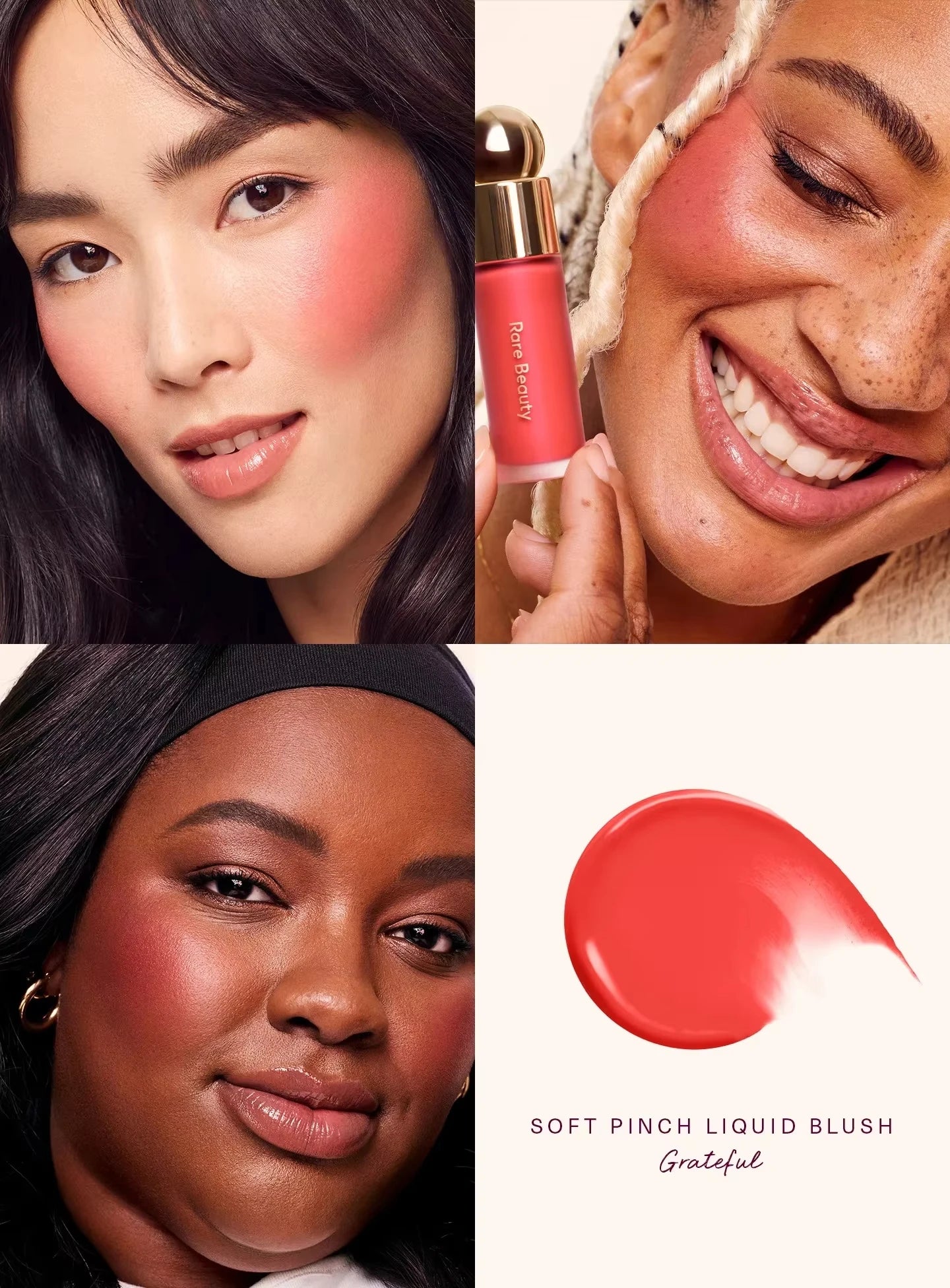 Rare Beauty Soft Pinch Tinted Lip Oil Stain Lip Gloss Delight Hope Happy Wonder Liquid Blush Makeup Cosmetics Face Eye Blusher Beauty World Shop