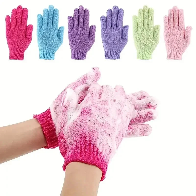 8/12Pcs Bath Glove Exfoliating Wash Skin Spa Massage Shower Scrub Scrubber,Deep Cleansing Bath Scrubber for Smooth Skin-Spa&Mas Beauty World Shop
