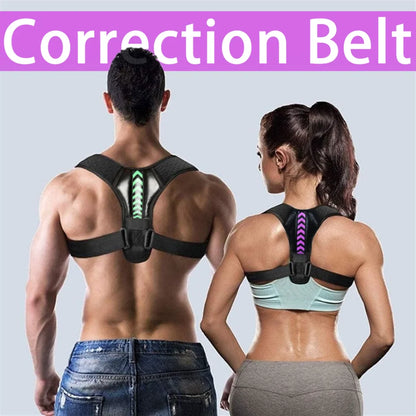 Adjustable Back Shoulder Posture Corrector Belt Clavicle Spine Support Reshape Your Body Home Office Sport Upper Back Neck Brace Beauty World Shop