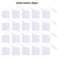 20pcs 4x4cm white