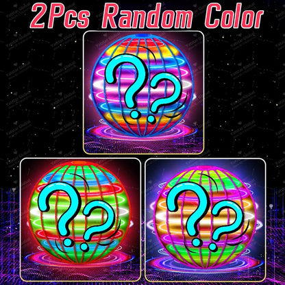 Flying Ball Children's Hand Controlled Color LED Cosmic Globe 360 ° Rotating Suspension Ball Suitable for Indoor and Outdoor Toy Beauty World Shop