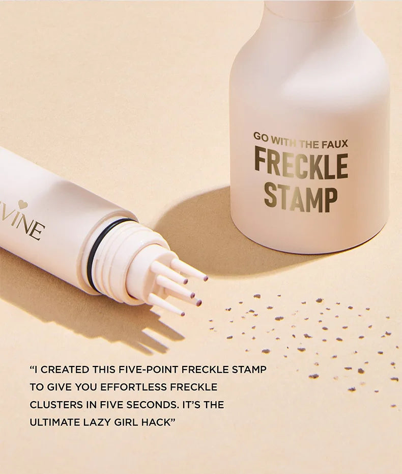 Facial Freckle Stamp Pencil,Natural Makeup for Freckles,Dark Spots, Moles,Waterproof,not easy to fade Concealer,Feminine Contour Beauty World Shop