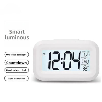 Alarm Clock Digital Clock LED Electronic With Backlight Snooze Calendar For Home Office Desktop Table Screen Display Watch Beauty World Shop