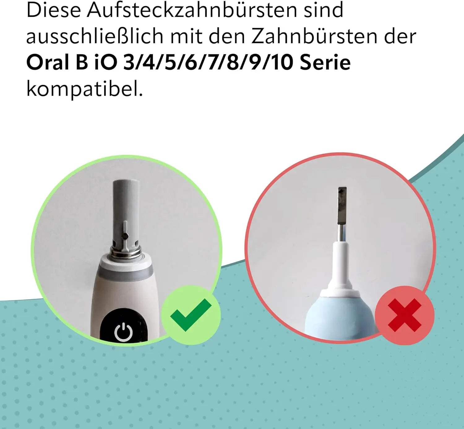 4/8pcs Replacement Brush Heads Compatible with Oral-B iO 3/4/5/6/7/8/9/10 Series Electric Toothbrush Beauty World Shop