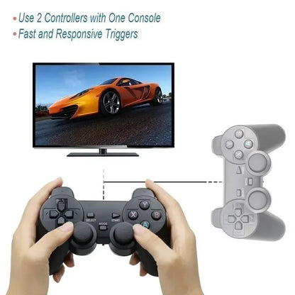 1-2PCS 2.4GHz Wireless Game Controller with Dual Shock - Universal USB Gamepad for PC/Android TV Box, Plug & Play Beauty Fashion