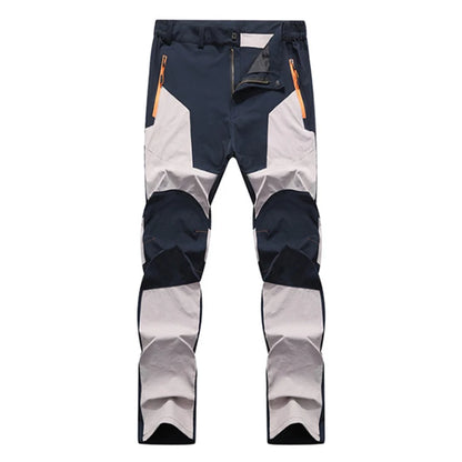 TRVLWEGO Men Summer Hiking Pants Wear-resistant Water Splash Prevention Quick Dry UV Proof Elastic Thin Camping Trousers Beauty World Shop