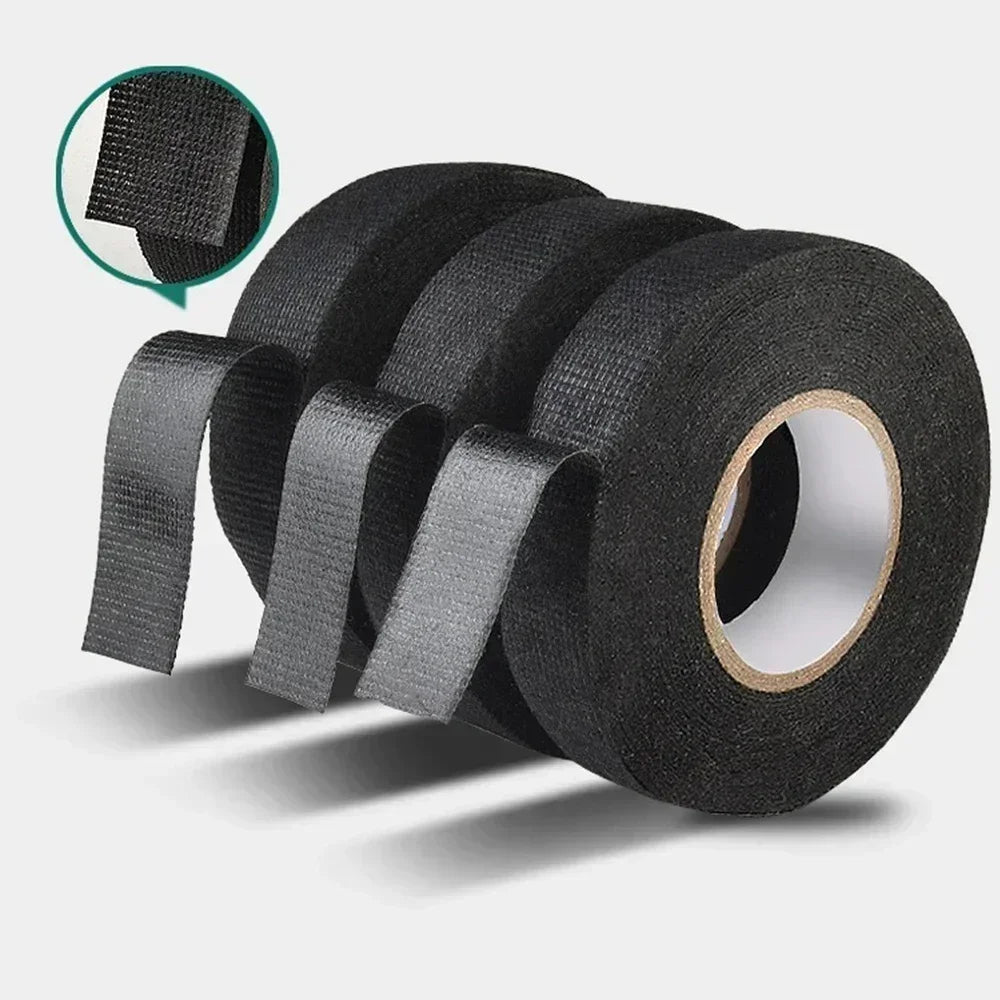 9/15/25/32/50MM Electrical Insulating Tape Heat Resistant Harness Tape Car Cable Harness Wiring Loom Protection Waterproof Tape Beauty World Shop