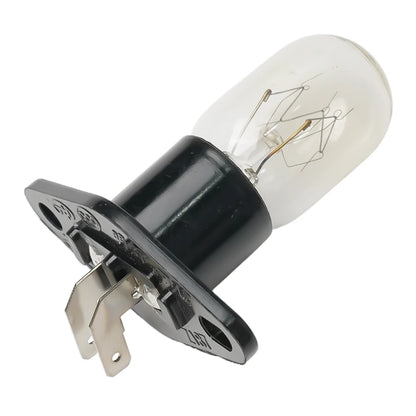 2A 250V 20W Microwave Oven Bulb Refrigerator Lighting Bulb Base Design With Holder Replacement Universal Beauty World Shop