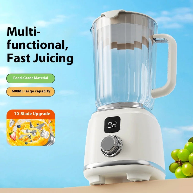 New Home Blender 10 Blades 3000mAH Multifunctional Juicer Ice Crusher Juice Extractor High Juice Rate Kitchen Tools Beauty World Shop