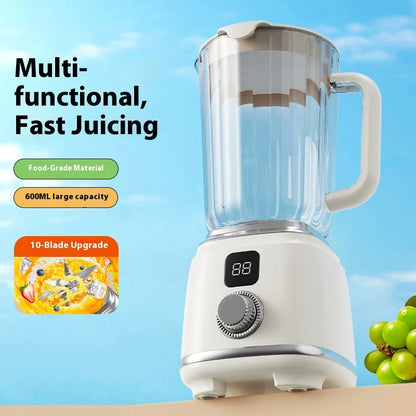 New Home Blender 10 Blades 3000mAH Multifunctional Juicer Ice Crusher Juice Extractor High Juice Rate Kitchen Tools Beauty World Shop