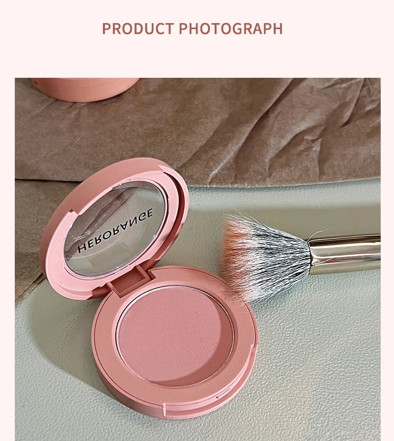 HERORANGE Creamy Blush Soft Matte Natural Color Long Lasting Daily Cheek Makeup For Women Beauty World Shop