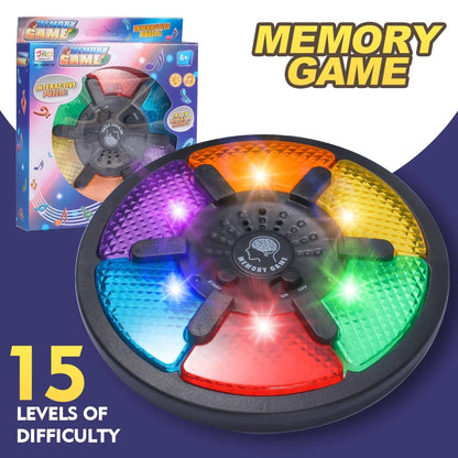 Memory Game Machine Handheld Electronic Memory Game with Light and Sound Puzzles Creative Interactive Game Toys Memory Training Beauty Fashion
