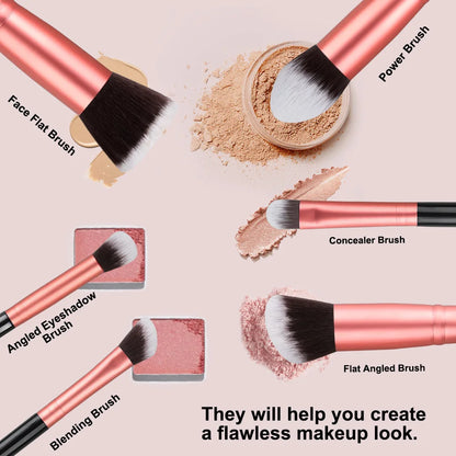 Professional 14/16PCS Makeup Brushes Set Soft Fluffy Eye Shadow Foundation Blush Powder Concealers Female Cosmetics Beauty Tools Beauty World Shop