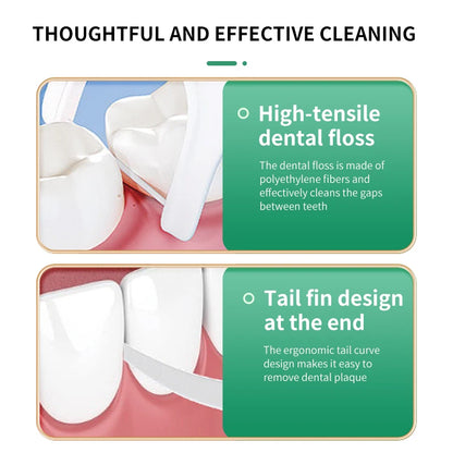 1/2/3/5/10 Box Portable Disposable Dental Floss Plastic Toothpick High-tension Dental Floss Stick Dental Floss Box ﻿Oral Care Beauty Fashion