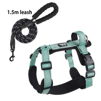 Green with leash