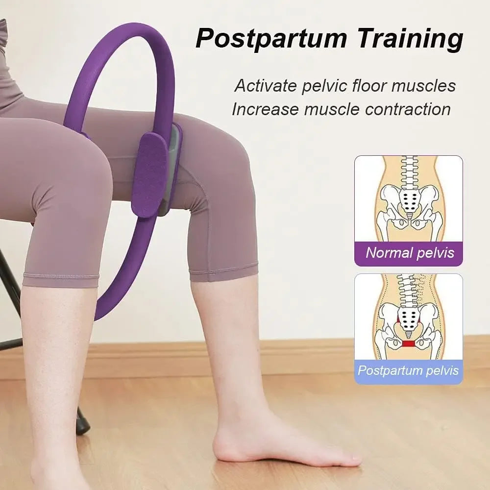 1Pcs Yoga Pilates Ring Non-slip Sports Resistance Ring Fitness Shaping Ring Pelvic Floor Muscle Training Fitness Yoga Equipment Beauty World Shop