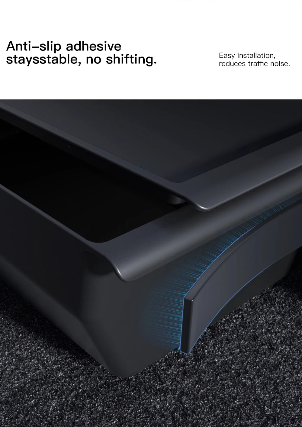 YZ For Tesla Model Y Juniper 2026 Underseat Storage Box Seats Drawer TPE Hidden Storage Tray Push Pull Car Organizer Accessories Beauty World Shop